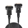 Cable micro-HDMI híbrido de fibra óptica Lindy 50 m 18G con conectores HDMI y DVI desmontables