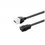 Módulo Keystone con conector hembra HDMI VivoLink PROKEYHDMIFF0.2W — blanco, módulo de montaje en panel