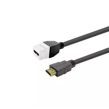 Adaptador en línea con conector hembra HDMI VivoLink PROKEYHDMIFM5W — blanco