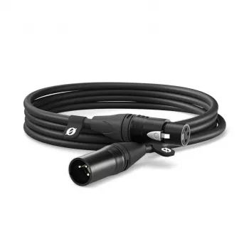 Cable de audio RØDE XLR3M 3 m XLR negro conector macho a conector hembra