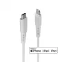 Cable USB Type-C a Lightning Lindy 3 m blanco