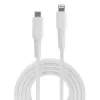 Cable USB Type-C a Lightning Lindy 3 m blanco