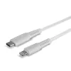 Cable USB Type-C a Lightning Lindy 0,5 m, blanco