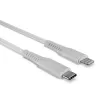 Cable USB Type-C a Lightning Lindy 1 m, blanco