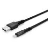 Cable USB a Lightning Lindy 3 m negro