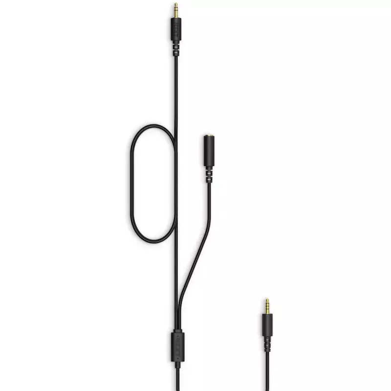 Cable de audio NZXT ST-ACCC1-WW 2 m 2x3,5 mm TRRS negro