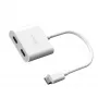 Adaptador USB-C a doble USB-C j5create JCA164-N 3840x2160 240Hz