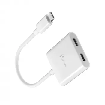 Adaptador USB-C a doble USB-C j5create JCA164-N 3840x2160 240Hz
