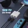 Adaptador USB-C a doble USB-C j5create JCA164-N 3840x2160 240Hz