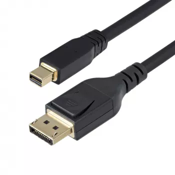 Cable Mini DisplayPort a DisplayPort 1.4 StarTech.com de 3 m - 8K 60Hz/4K 120Hz HBR3 HDR, cable UHD mDP a DP 1.4, cable de monitor/vídeo Ultra HD