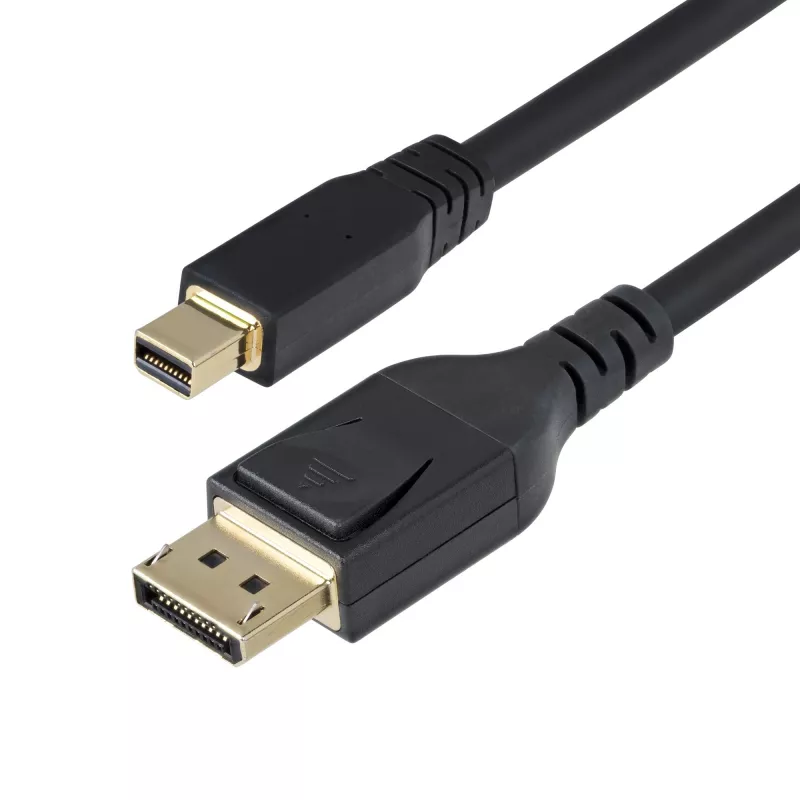 Cable Mini DisplayPort a DisplayPort 1.4 StarTech.com de 3 m - 8K 60Hz/4K 120Hz HBR3 HDR, cable UHD mDP a DP 1.4, cable de monitor/vídeo Ultra HD