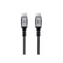 Cable USB-C a USB-C CONCEPTRONIC ETTA07B20 — USB 3.2 Gen 2x2, 2 m, 20 Gbps, PD 3.0 100W (20V 5A), 4K@60Hz, E-mark