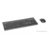 Teclado Manhattan 180771 inalámbrico QWERTY negro ratón incluido