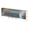 Teclado Manhattan 180771 inalámbrico QWERTY negro ratón incluido