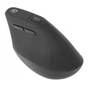 Ratón inalámbrico Manhattan ergonómico vertical para diestros RF