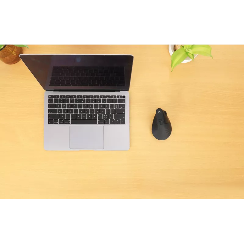 Ratón inalámbrico Manhattan ergonómico vertical para diestros RF