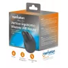 Ratón inalámbrico Manhattan ergonómico vertical para diestros RF