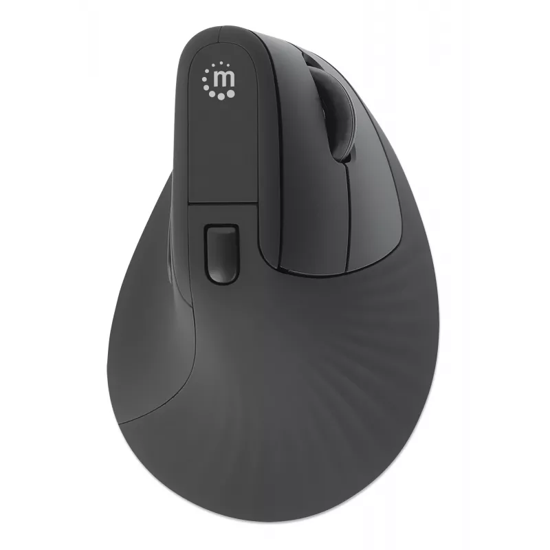 Ratón inalámbrico Manhattan ergonómico vertical para diestros RF