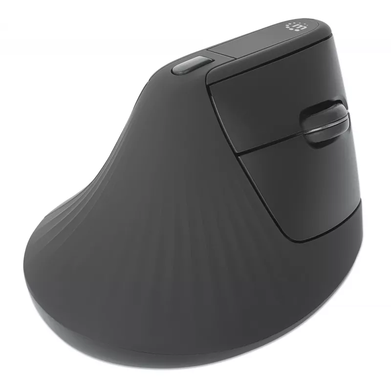 Ratón inalámbrico Manhattan ergonómico vertical para diestros RF