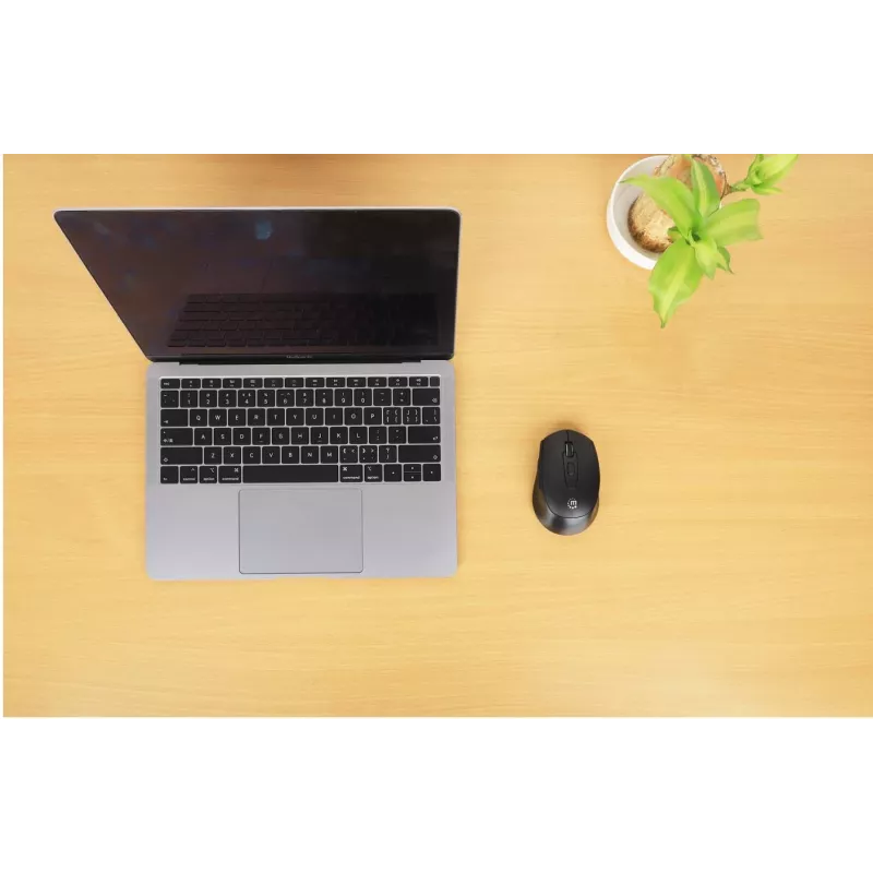 Manhattan MW6200 ratón inalámbrico, receptor nano USB-A, negro