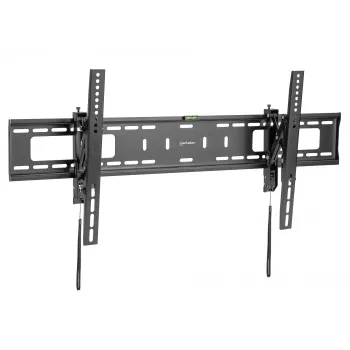 Soporte de TV y monitor Manhattan, antirrobo, inclinación de pared, 43-100, negro, VESA 200x200 a 800x400 mm, máx. 75 kg