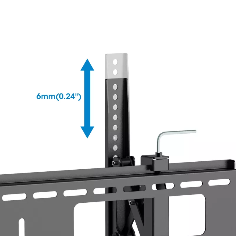 Manhattan 461863 soporte de pared para TV antirrobo, inclinable, extensible