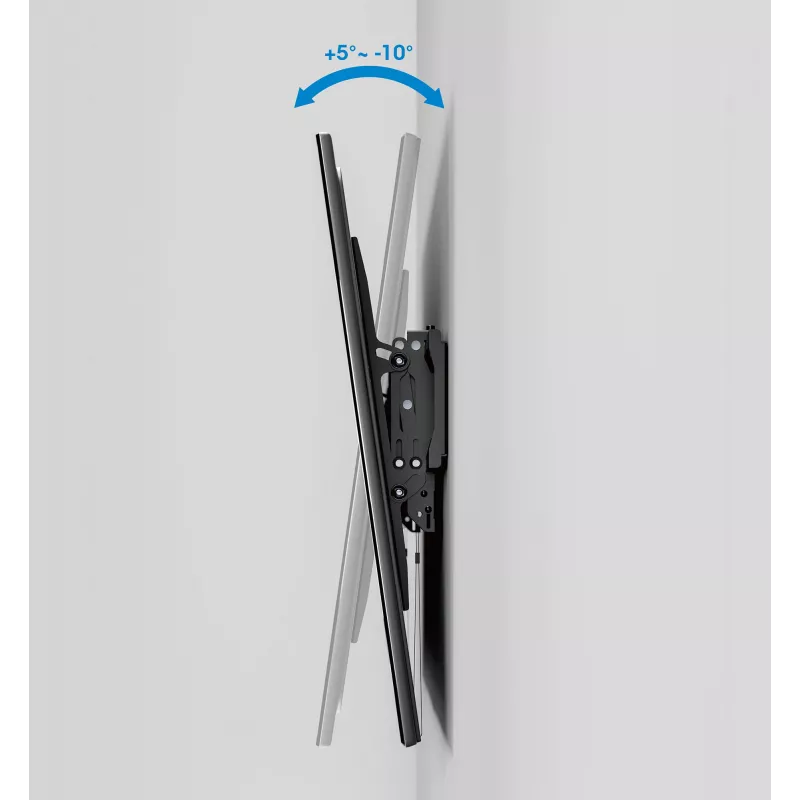 Manhattan 461863 soporte de pared para TV antirrobo, inclinable, extensible