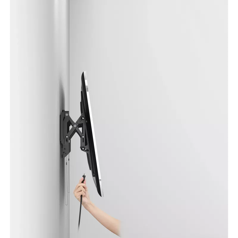 Manhattan 461863 soporte de pared para TV antirrobo, inclinable, extensible