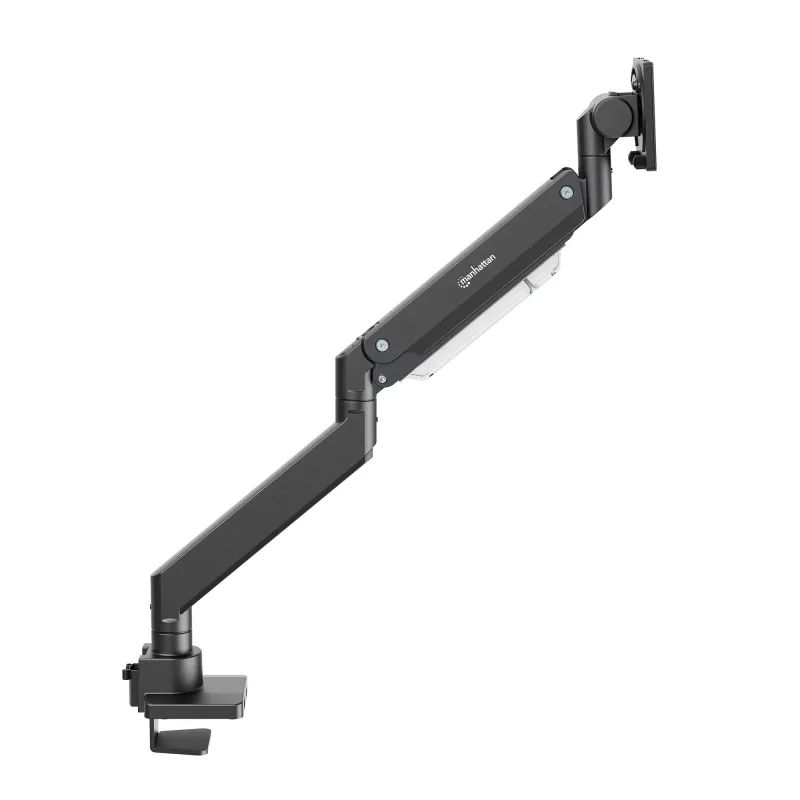 Manhattan Soporte de escritorio para 1 monitor de 17-57 pulgadas, 27 kg, con puertos USB