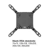 Manhattan Soporte de escritorio para 1 monitor de 17-57 pulgadas, 27 kg, con puertos USB