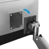 Manhattan Soporte de escritorio para 1 monitor de 17-57 pulgadas, 27 kg, con puertos USB