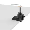 Manhattan Soporte de escritorio para 1 monitor de 17-57 pulgadas, 27 kg, con puertos USB