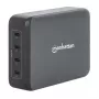Cargador Manhattan cuatro puertos USB-C PD 140W por puerto 240W total