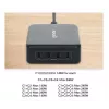Manhattan 102667 estación de carga GaN USB Power Delivery de 4 puertos, 240 W