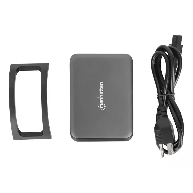Manhattan 102667 estación de carga GaN USB Power Delivery de 4 puertos, 240 W