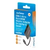 Adaptador multipuerto Manhattan 154321 USB Type-C a 2 HDMI USB-A Power Delivery 100 W