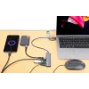 Dock/Hub combo USB-C y USB-A Manhattan 4 puertos 5 Gbps aluminio