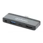 Dock de viaje USB-C Manhattan 190404 4 puertos HDMI USB-A USB-C 3,5 mm
