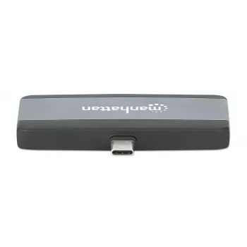 Dock de viaje USB-C Manhattan 190404 4 puertos HDMI USB-A USB-C 3,5 mm