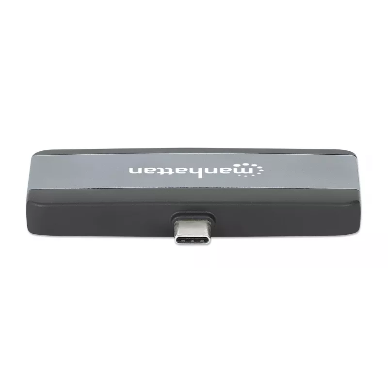 Dock de viaje USB-C Manhattan 190404 4 puertos HDMI USB-A USB-C 3,5 mm