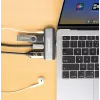 Dock de viaje USB-C Manhattan 190404 4 puertos HDMI USB-A USB-C 3,5 mm