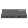 Conmutador HDMI 3x1 MANHATTAN 18G automático manual mando a distancia IR negro