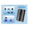 Conmutador HDMI 3x1 MANHATTAN 18G automático manual mando a distancia IR negro