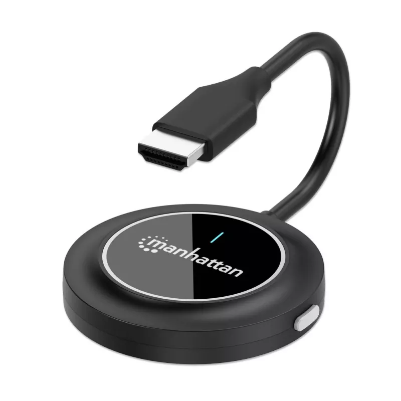 Transmisor AV Manhattan 208444 negro 1920x1080 30m inalámbrico USB-C