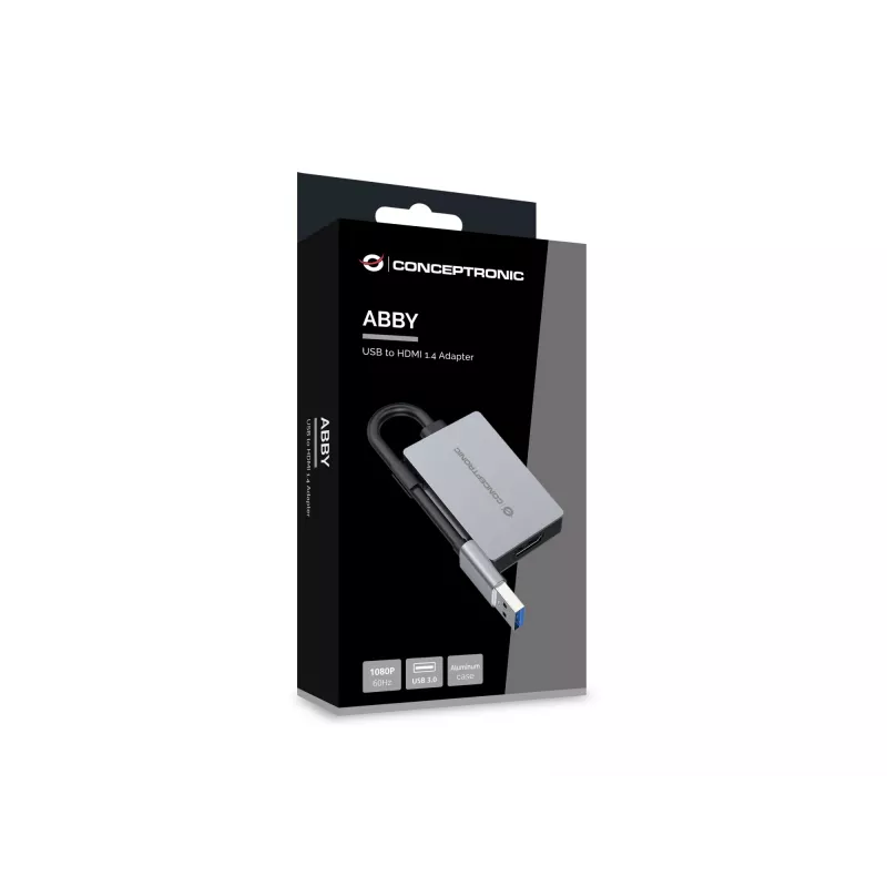 Adaptador USB a HDMI 1.4 Conceptronic ABBY22G, 1080P 60 Hz