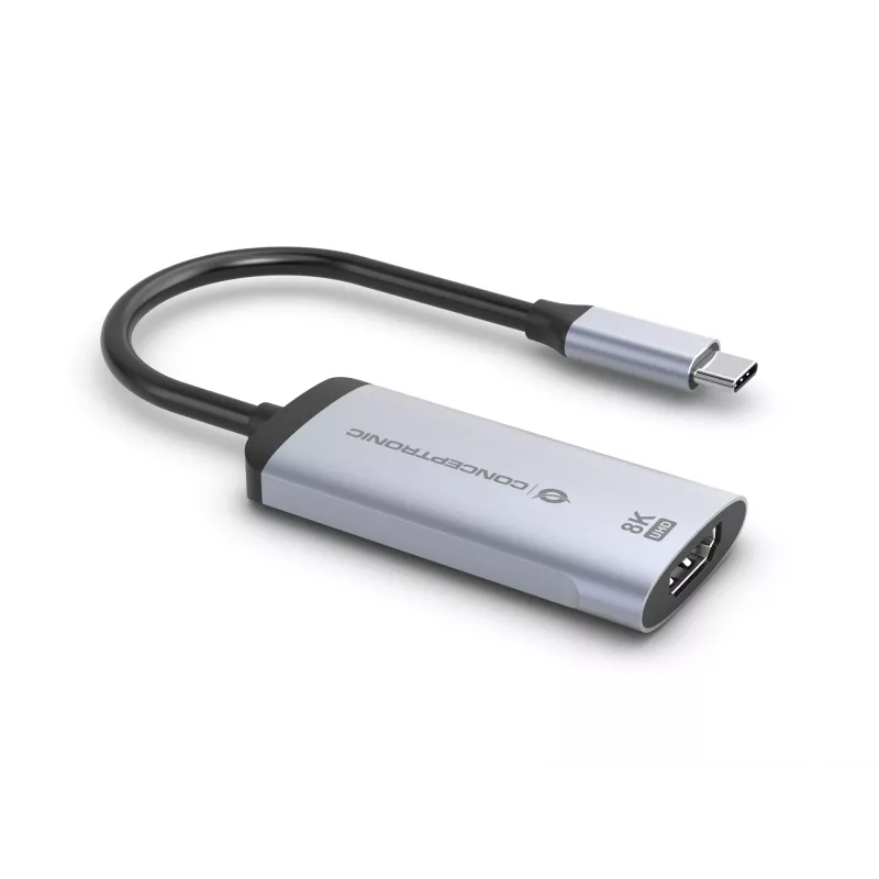 Adaptador USB-C a HDMI 2.1 Conceptronic ABBY23G, 8K60Hz