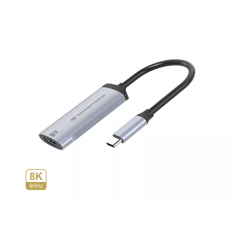 Adaptador USB-C a HDMI 2.1 Conceptronic ABBY23G, 8K60Hz