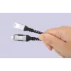 Cable USB-C a Gigabit Ethernet RJ45 Manhattan 2m negro/plata