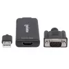 Convertidor VGA y USB-A a HDMI Manhattan 152426