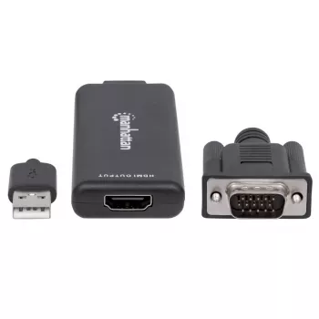 Convertidor VGA y USB-A a HDMI Manhattan 152426